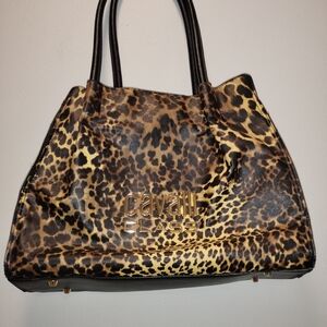 Cavalli Class Leopard Print Women's Bag